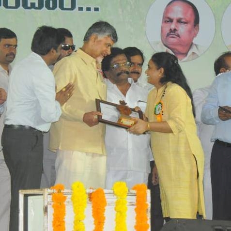 Sri Nara Chandra Babu Naidu garu interacting with our MD sri Malasani Murali Krishna & smt M Sreelakshmi Murali Krishna